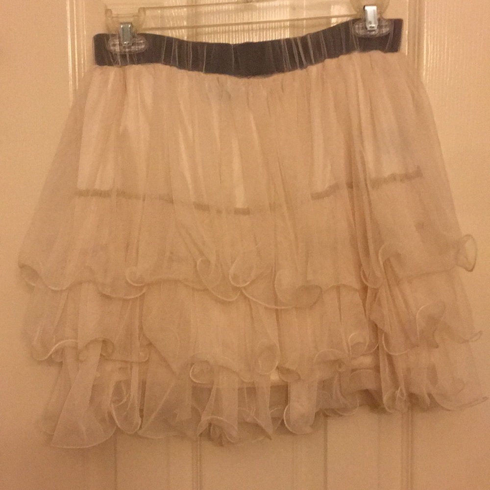 Tulle ruffle skirt!